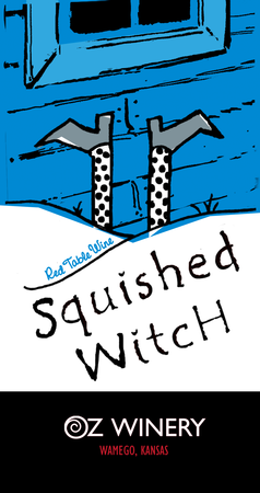 Squished Witch plaque